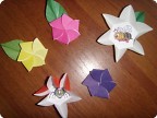  Цветы в технике оригами