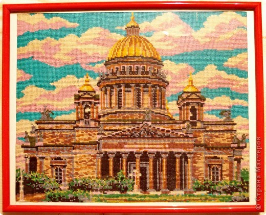 Вышивка крестом исаакиевский собор