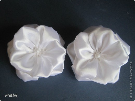 Мастер-класс Бантики-цветочки у меня в садочке   Ленты фото 1