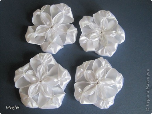 Мастер-класс Бантики-цветочки у меня в садочке   Ленты фото 10