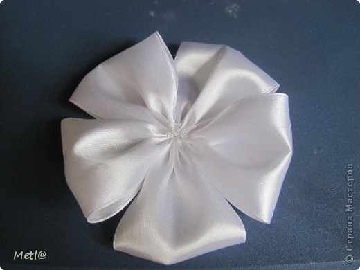 Мастер-класс Бантики-цветочки у меня в садочке   Ленты фото 5