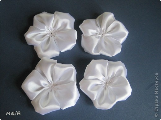 Мастер-класс Бантики-цветочки у меня в садочке   Ленты фото 9