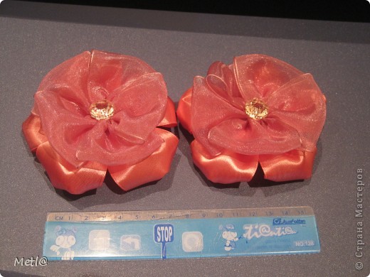 Мастер-класс Бантики-цветочки у меня в садочке   Ленты фото 13