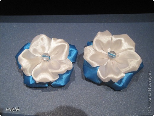 Мастер-класс Бантики-цветочки у меня в садочке   Ленты фото 12