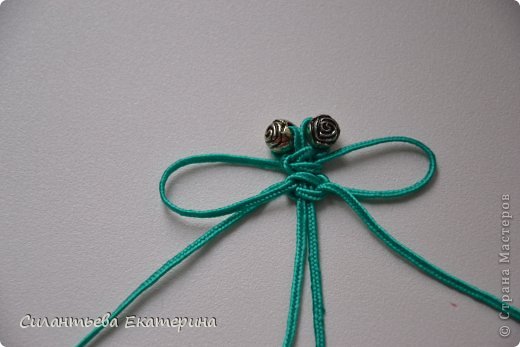 Мастер-класс Макраме Стрекозы а технике макраме Бусинки Тесьма шнур фото 11