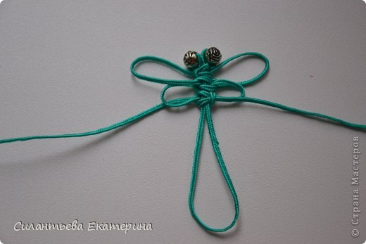 Мастер-класс Макраме Стрекозы а технике макраме Бусинки Тесьма шнур фото 12