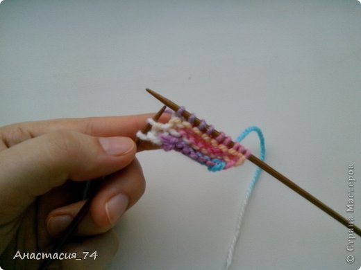 Гардероб Мастер-класс Вязание спицами Очень простые пинеточки для малыша подробный МК Нитки Пуговицы фото 10