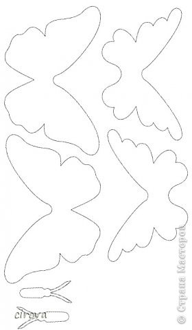 Мастер-класс Поделка изделие Аппликация Вырезание Мобиль - бабочки Бумага Клей фото 4