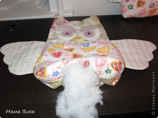 Сова - подушка с кармашком (выкройка + МК). фото 31