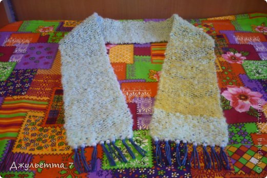 Ткачество на раме или МК как сделать шарфик для снеговика | Страна Мастеров