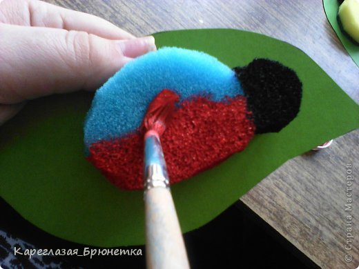 Мастер-класс 8 марта Божьи коровки для любимых мам Гуашь Картон Клей фото 8