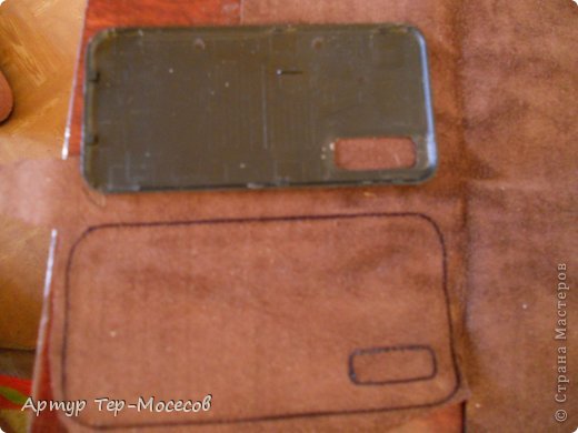 Кожаная наклейка на телефон своими руками