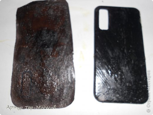 Кожаная наклейка на телефон своими руками