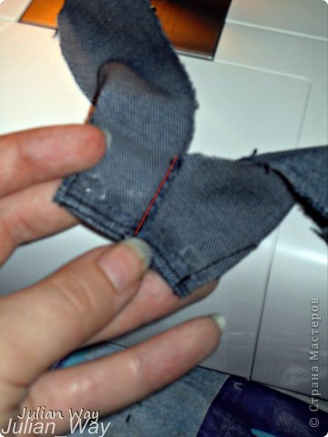 Кукольная жизнь Мастер-класс Шитьё Брючки для монстра МК Ткань фото 7