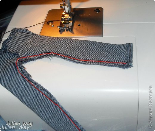 Кукольная жизнь Мастер-класс Шитьё Брючки для монстра МК Ткань фото 8