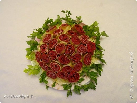 Рецептики салатов, идеи украшения брала из интернета. Спасибо всем авторам! фото 10