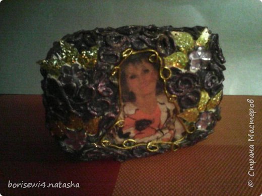 Крышка шкатулки. Подарок подруге на День рождения. Техники известные. (фото 2)
