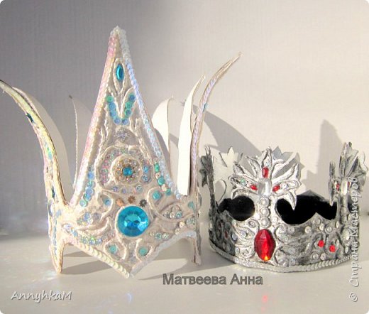 Корона короля и корона снежной королевы Страна Мастеров