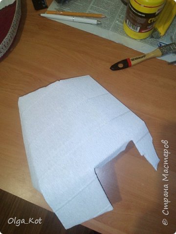 Дорогие мастерицы, я сделала этот бумажный торт в подарок на день рождения своей бабушке. Каждая коробка содержит пачку чая. Украшена бумажными цветами и стразами. В центре торта я приклеила букет цветов из конфет. фото 17