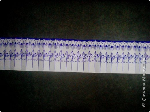 Идею такого веера я нашла в интернете, но решила упростить задачу с материалами, чтобы сделать его доступным для детей в школе на уроках декоративно-прикладного искусства. Фото 14