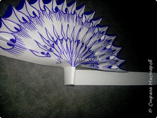 Идею создания такого веера я нашла в Интернете, но решила упростить задачу с материалами, чтобы они были доступны ученикам на уроках декоративно-прикладного искусства. фото. 34