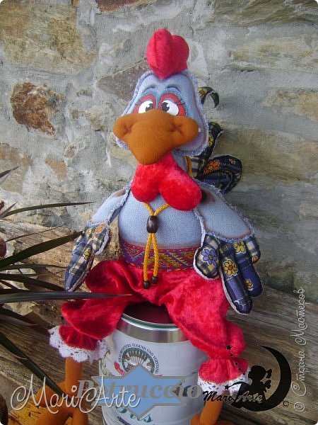 Здравствуйте, чемпионы! Предлагаю сшить такого петушка фото 1