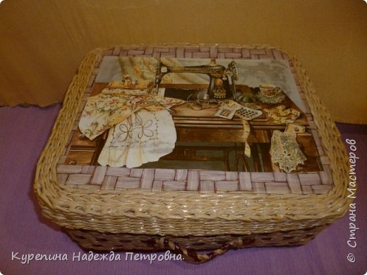 Шкатулка для рукоделия. (фото 4)