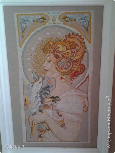 Копия  картины Альфонса Мухи. (фото 6)