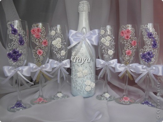 Свадебные бокалы | Страна Мастеров