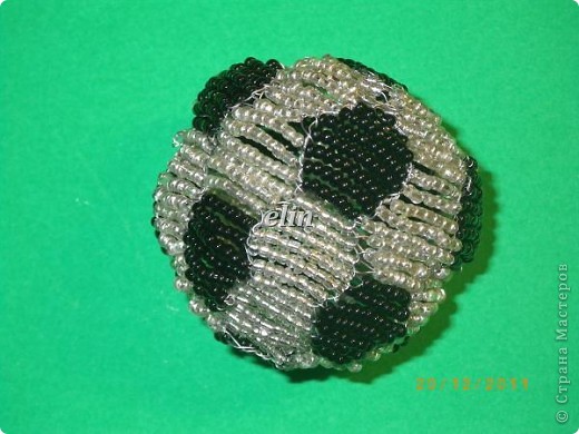 Баскетбольный мяч из бисера схема